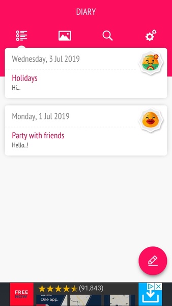 Diary Journal with password - Preview 1