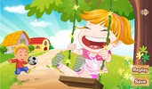 Playing On A Swing DressUp screenshot 1