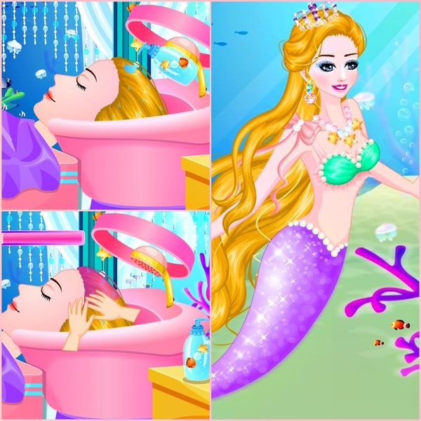 Mermaid Princess Hair Salon - Preview 2