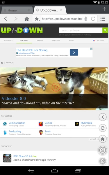 Baidu Browser for Tablet - Preview 3