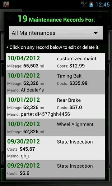 Car Maintenance Reminder Lite - Preview 4