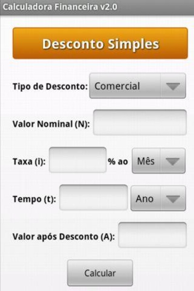 Calculadora Financeira - Preview 4