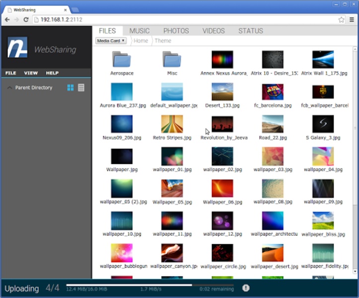 WebSharing Lite - Preview 4