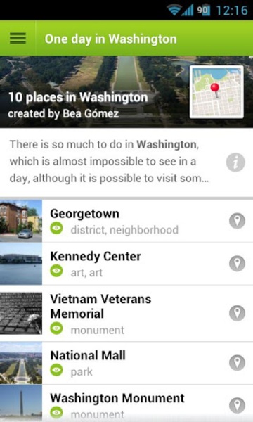 TouristEye - Travel guide - Preview 3