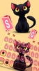 Black Cute Cat Theme screenshot 4
