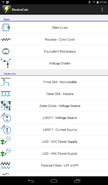 ElectroCalc FREE - Preview 1