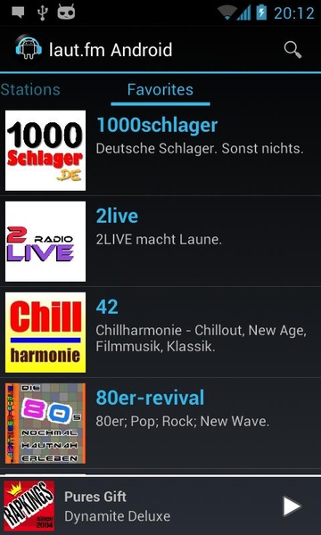 laut.fm Android - Preview 6