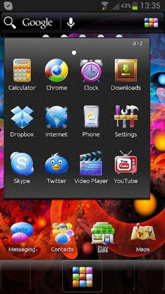 ADW Samoled Theme - Preview 2