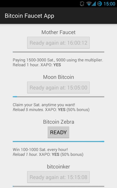 Bitcoin Faucet App - Preview 2