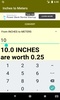 Inches to Meters converter screenshot 2