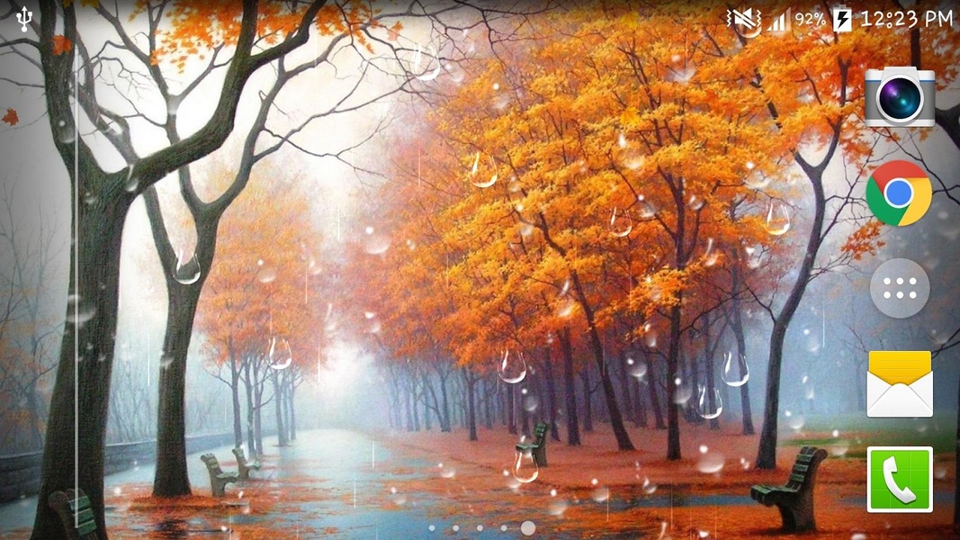 Maple Droplets Live Wallpaper - Preview 1