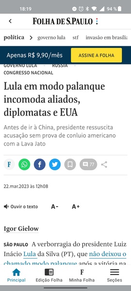 Folha de S.Paulo - Preview 1
