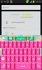 Pink Candy GO Keyboard screenshot 5