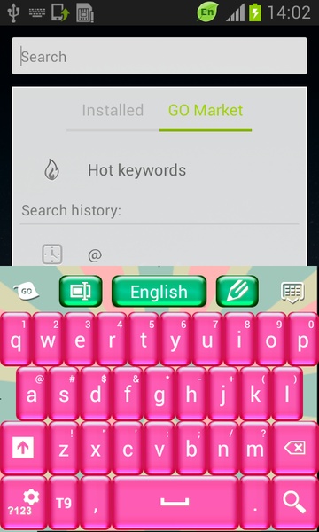 Pink Candy GO Keyboard - Preview 5
