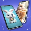 Cute bunny live wallpaper screenshot 2
