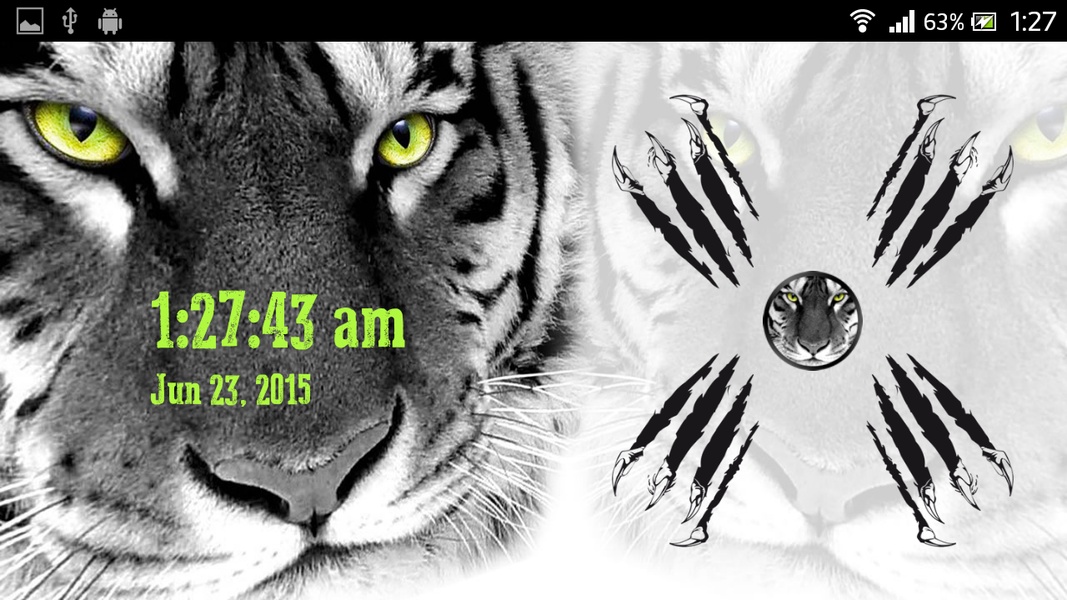 Tiger Sequence Screen Lock - Preview 5