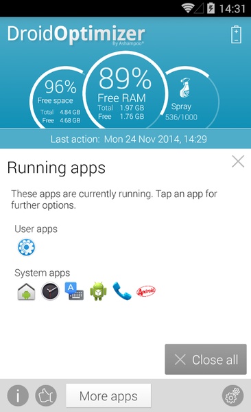 Droid Optimizer - Preview 6