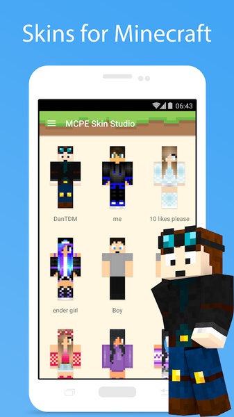 MCPE Skin Studio For Android - Download The APK From Uptodown