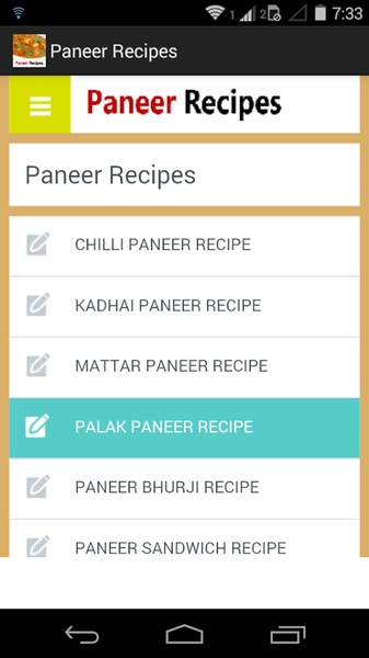 Paneer Recipes - Preview 1