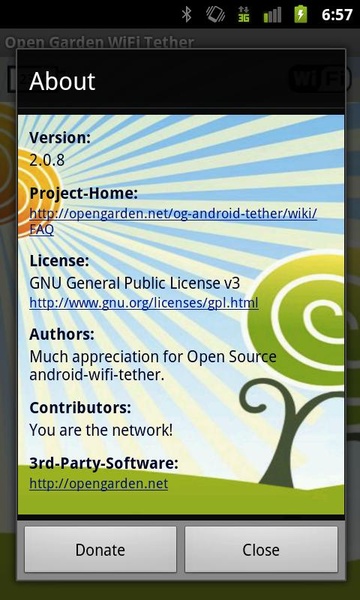 Open Garden WiFi Tether - Preview 1