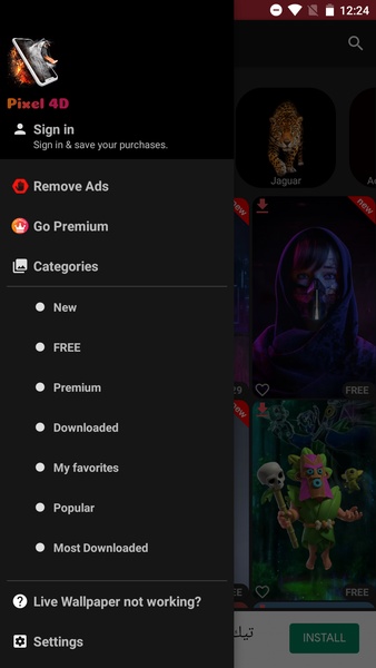 Pixel 4D Live Wallpapers 4K - Preview 7