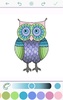 Owl Coloring Book - Anti Stress Coloring screenshot 1