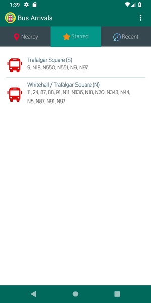 London Bus Arrival Times (nearby) - Preview 2