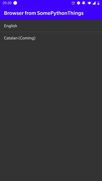 SomePythonThings Browser - Preview 7