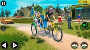 Bicycle Tuk Tuk Auto Rickshaw : New Driving Games screenshot 4