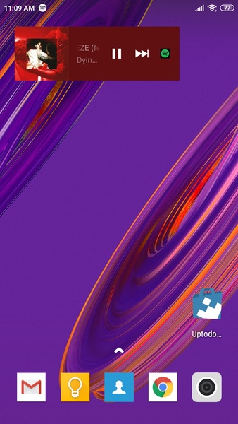 Material Music Widget - Preview 1