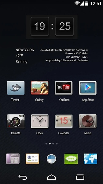 Deep Vision GOLauncher EX Theme - Preview 4