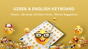 Uzbek English Keyboard App screenshot 5