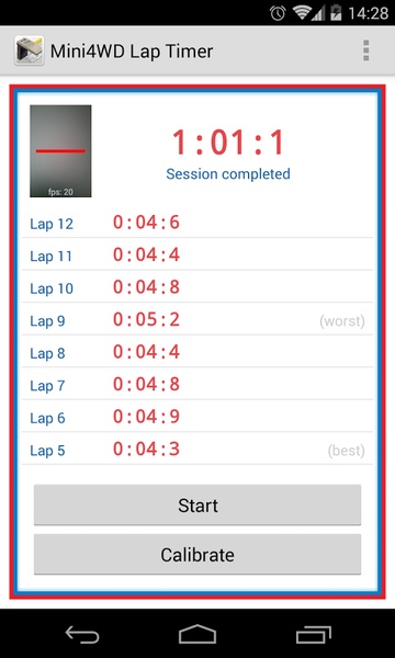 Mini4WD Lap Timer - Preview 2