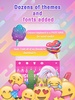 Rainbow Unicorn Slime Keyboard Theme for Girls screenshot 2