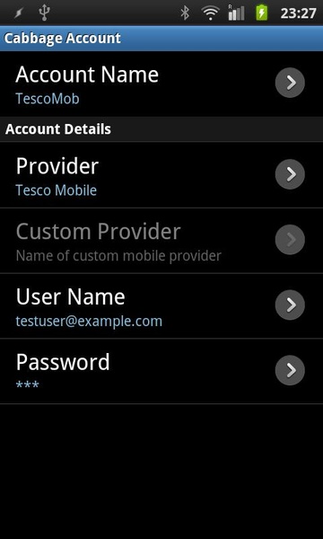 WebSMS Connector: cabbage - Preview 1