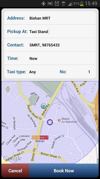 SMRT Book a Taxi - Preview 4