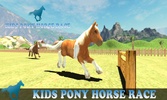 Pony Horse Kids Race 3D screenshot 12