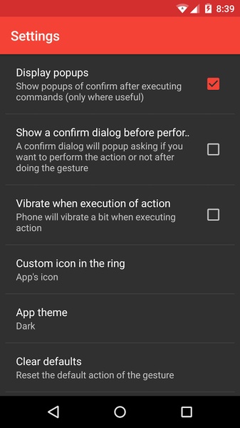 Now Gesture Tweaks Free - Preview 1