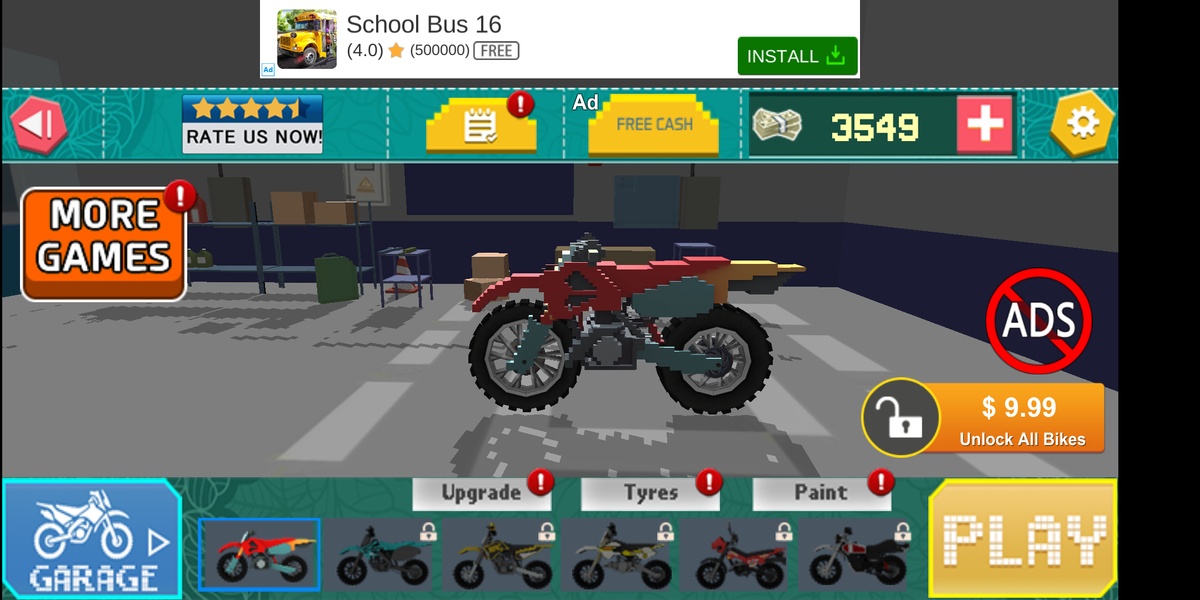 Blocky Moto Bike SIM: Winter Breeze - Preview 2