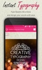 Creative Typography Design screenshot 2