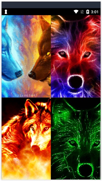 Neon Wolf Live Wallpapers - Preview 2