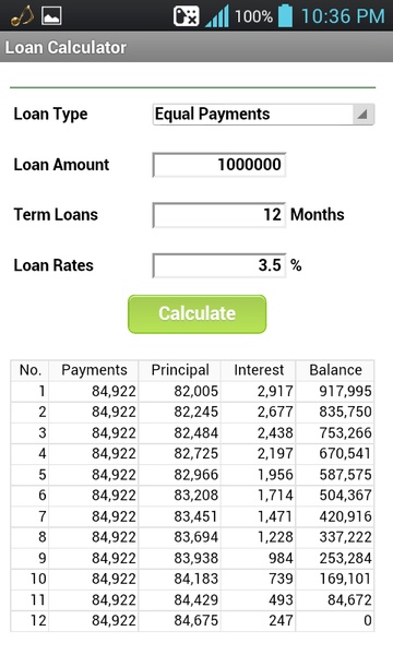 Loan Calculator - Preview 3