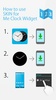 Flat design clock B -MeClock screenshot 2