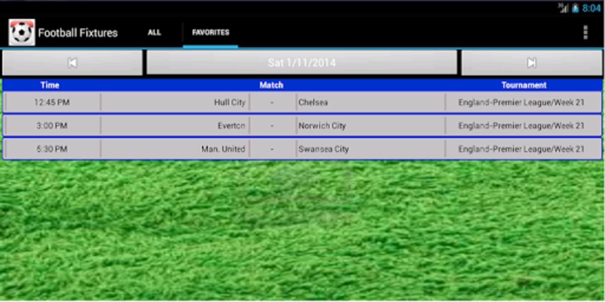 Football Fixtures - Preview 7