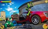 Frog Ninja Superhero City Rescue screenshot 14
