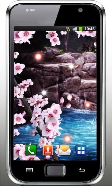 Sakura Waterfall live wallpaper - Preview 2