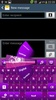 GO Keyboard Purple Light Theme screenshot 10