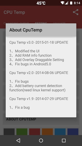 CpuTemp - Preview 1