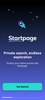 StartPage screenshot 1