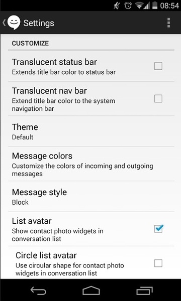 Sliding SMS - Preview 2